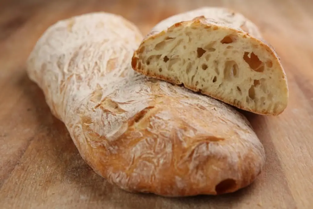 ciabatta ჭვავის კალორია