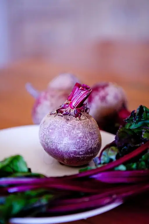 Beets are the main component of borscht