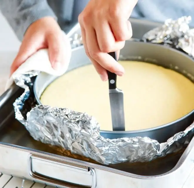 Cuisson au bain-marie