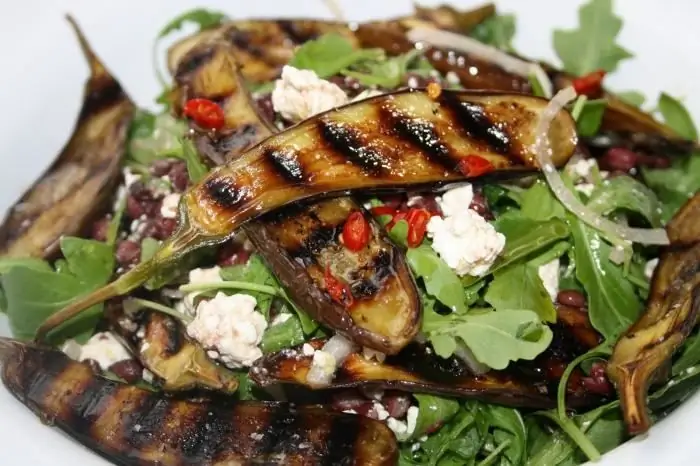 Salades d'aubergines