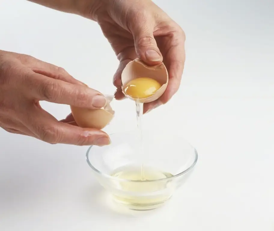 separate egg white and yolk