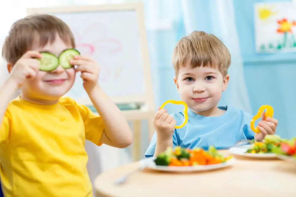 commedresser une assiette de légumes