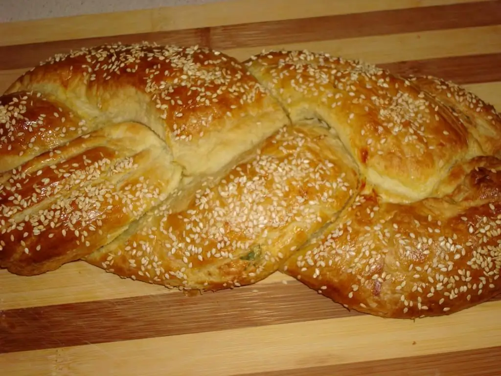 Tarte au fromage et aux herbes