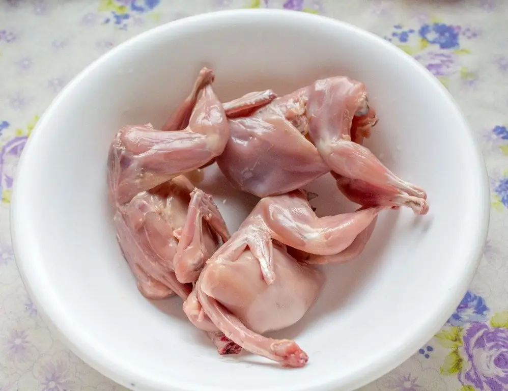 with quail meat