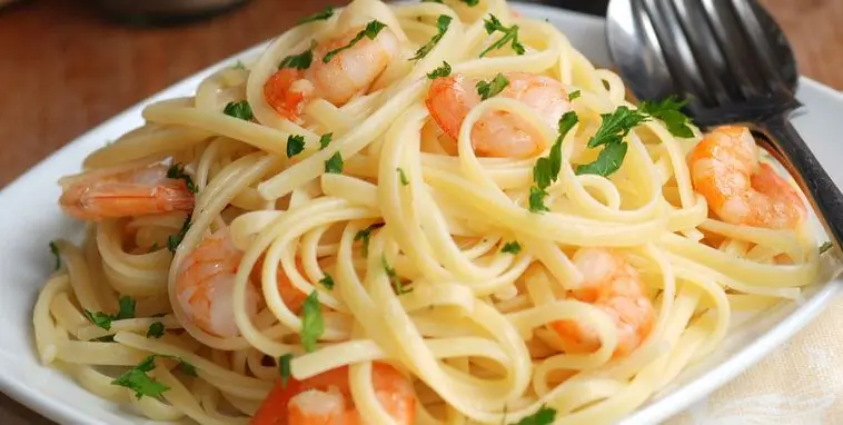 Shrimp pasta