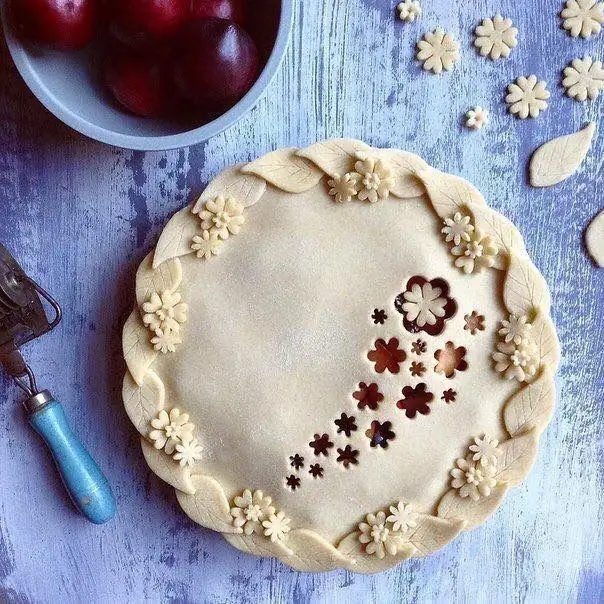 torta con fiori