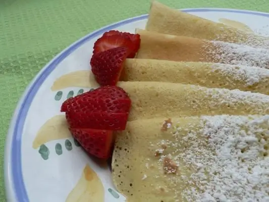 Tortitas finas con leche: recetas de cocina