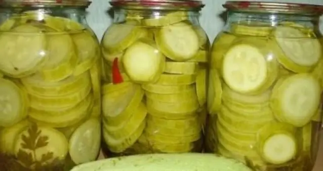 canned zucchini