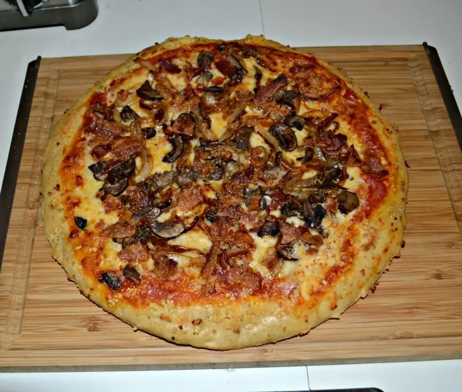 recette de pizza aux champignons