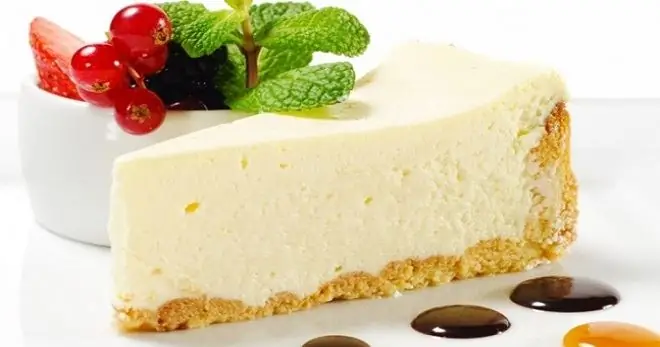 Yuav ua li cas decorate ib cheesecake zoo nkauj