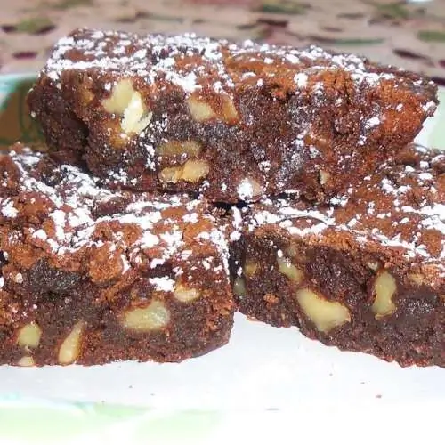 How to make brownie with walnuts