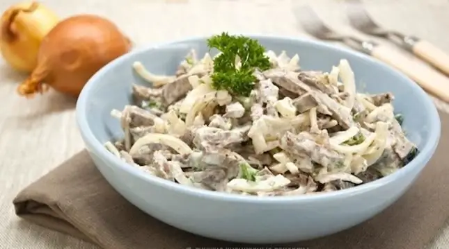 haşlanmış kalp salatası