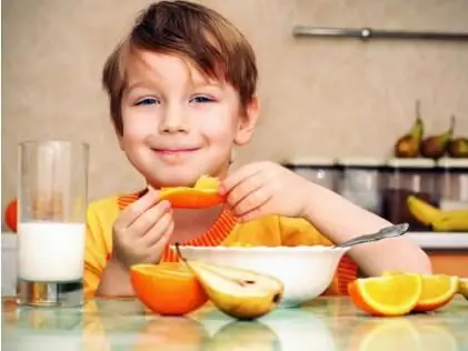 Desayunos escolares: menú