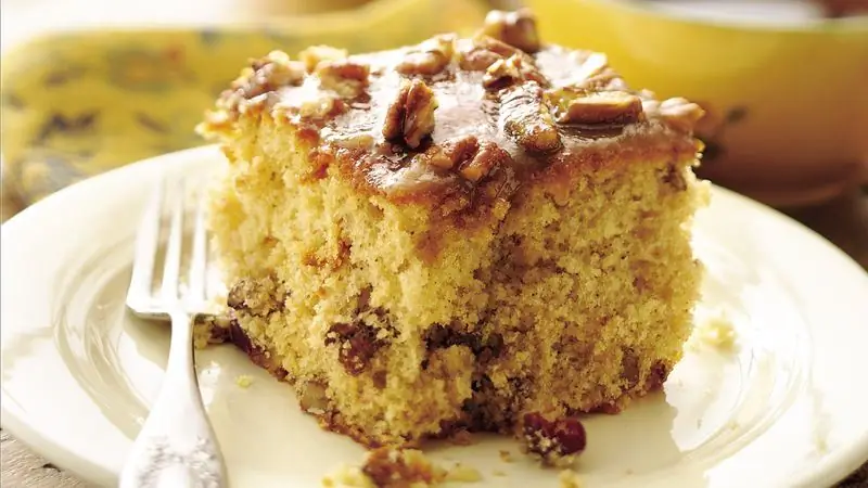 Torta di noci con latte condensato