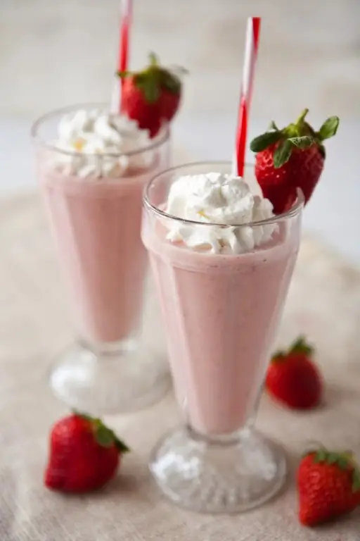 strawberry milkshake