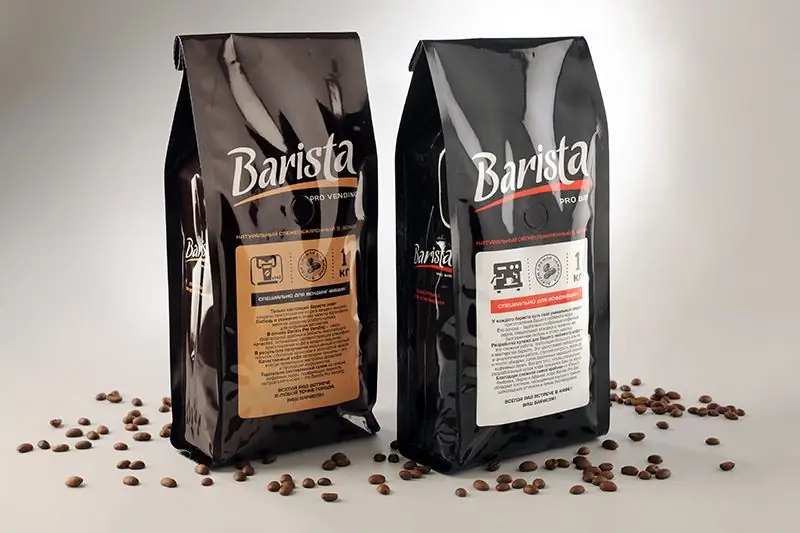 Kofe "Barista": sharhlar, assortiment. Kofe mashinalari uchun kofe