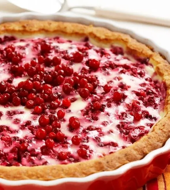 طرز تهیه پای lingonberry