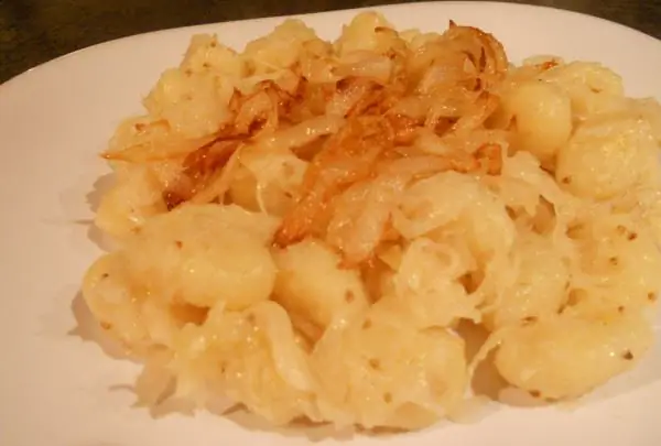 Sauerkraut med kartofler