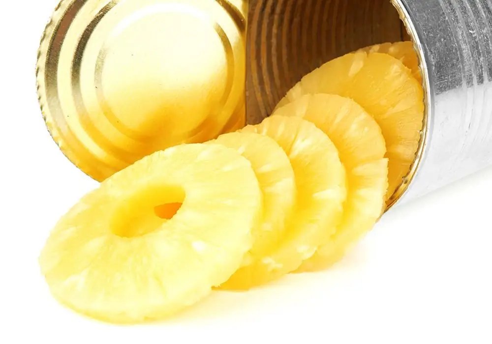 canned pineapple