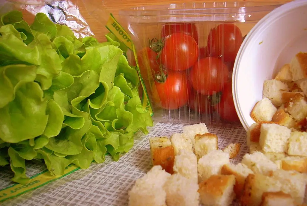 Gemengde salade: stap voor stap kookrecept