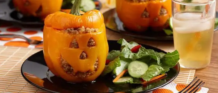 Baked stuffed peppers: recipe na may larawan