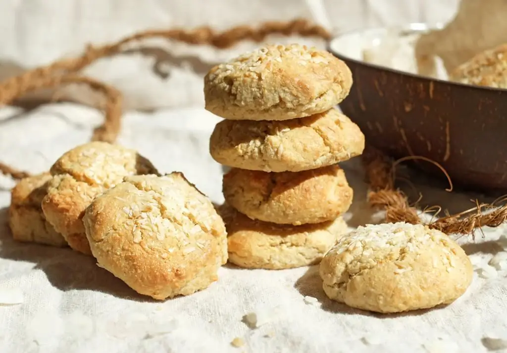 Oatmeal curd cookies