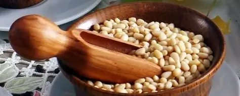 Pine nuts: matumizi, faida, mapishi ya kupikia