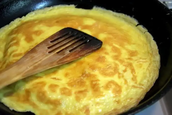 omelet na may semolina