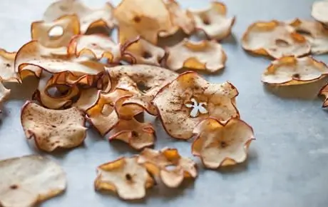 how to dry apples in the microwave