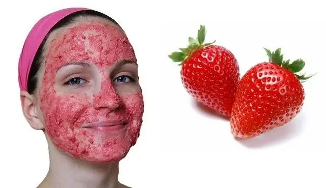 Topeng muka strawberi