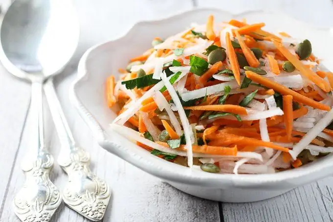 salade de navets aux carottes