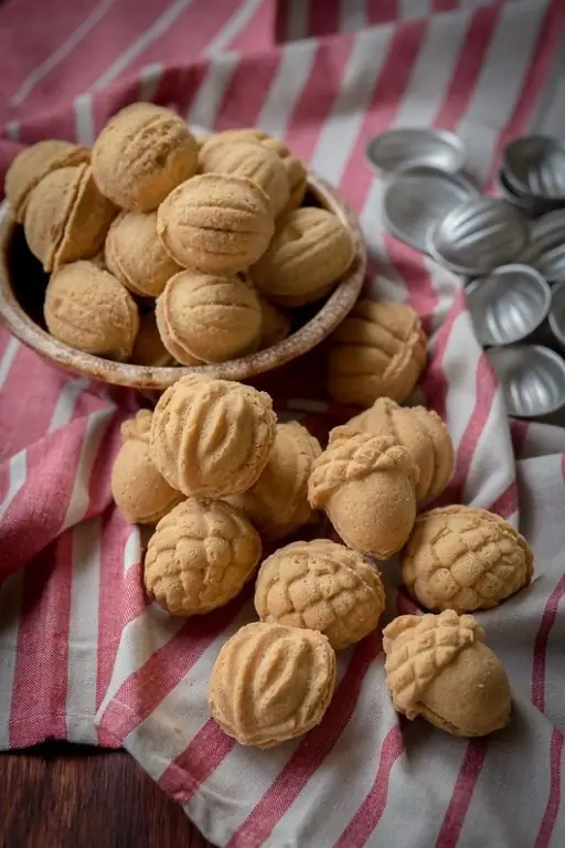 Mbushje për biskota "arra": një recetë hap pas hapi me një foto