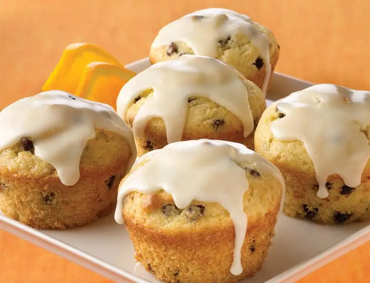 Resep untuk muffin dengan cokelat dan icing