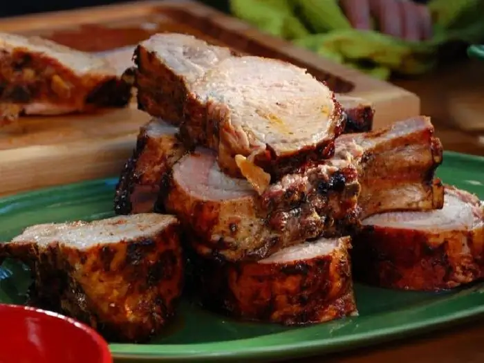 Juicy pork loin