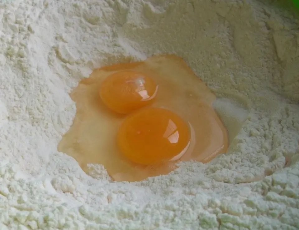 Adding dough ingredients