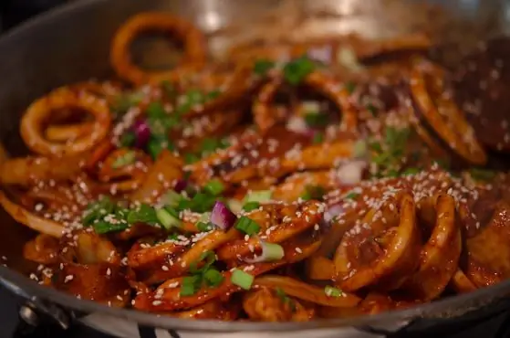 Korean style squid