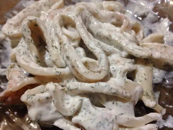 Calamars à la crème sure