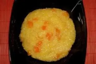 polenta di mais con zucca ricetta con foto per bambini