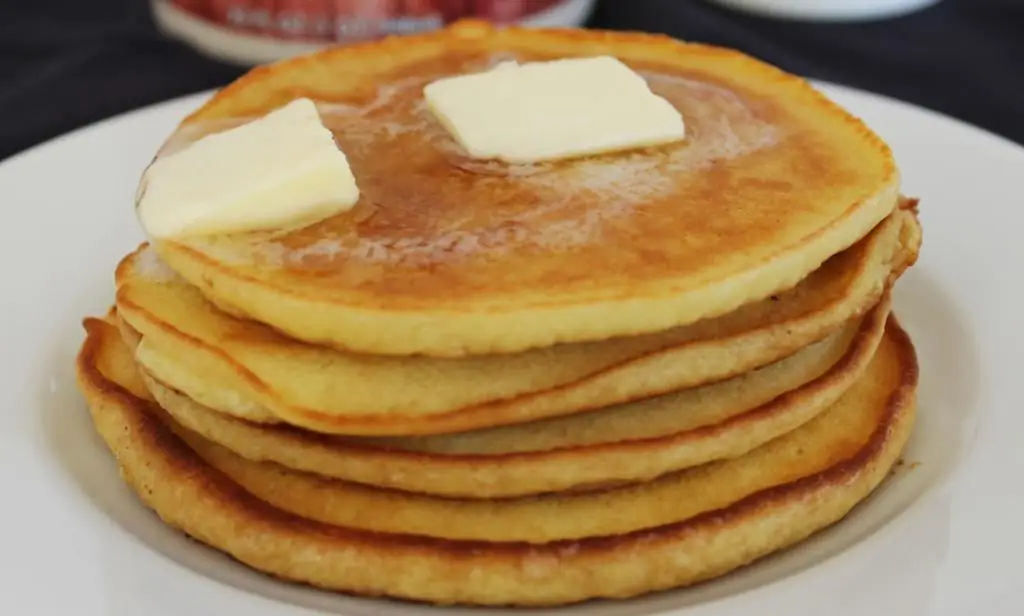 Xama ilə tüklü pancake