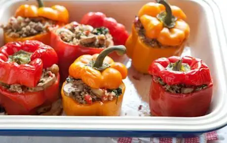 pimientos asados al horno