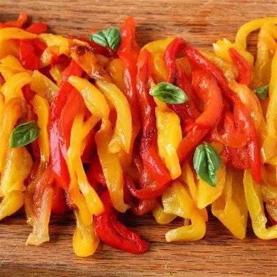 Rezept für geröstete Paprika