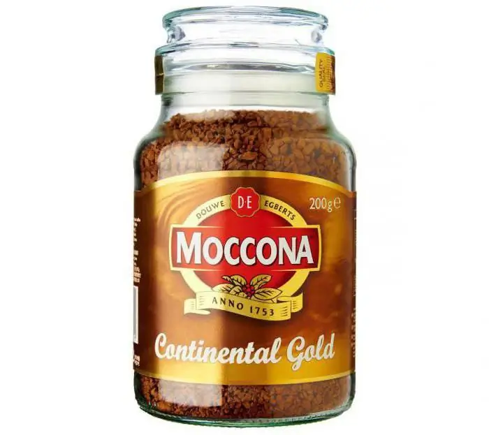 Moccona Continental guld