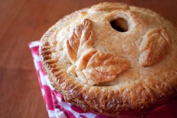 receita de torta de maçã americana grande