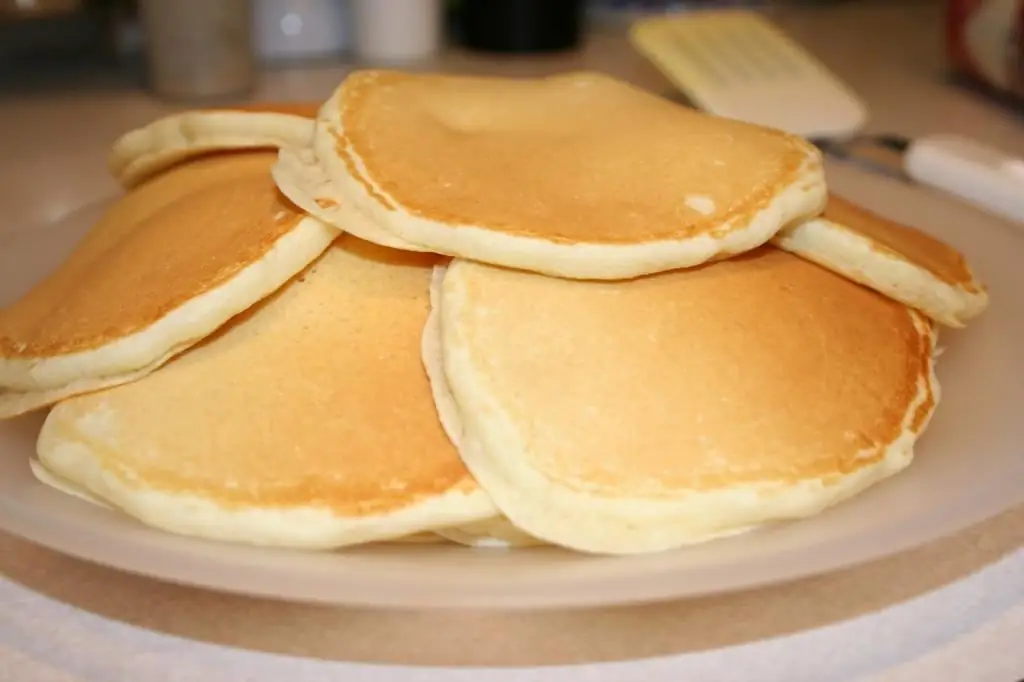 Pancakes with milk