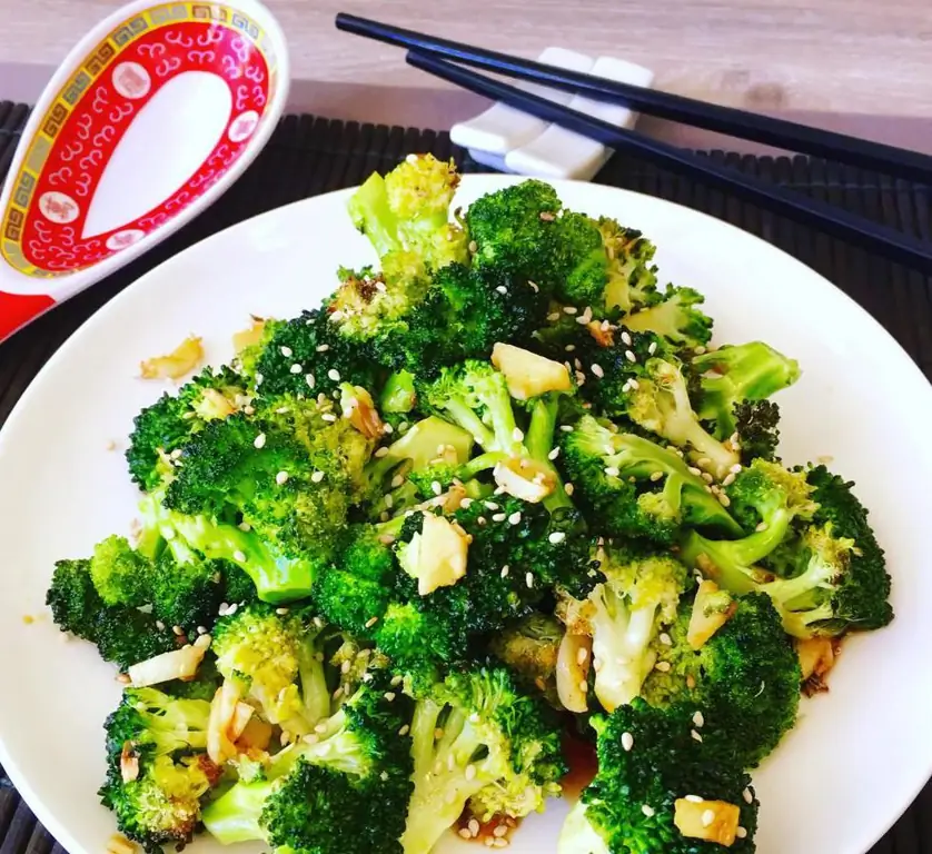 broccoli with garlic