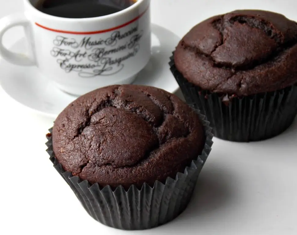 Chokolademuffins: opskrifter med billeder