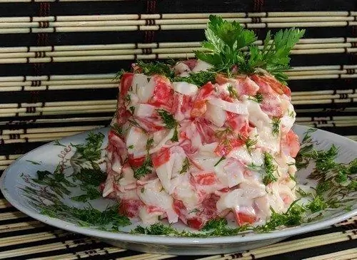 Quickly and easily prepare the most delicate salad "Admir alty"