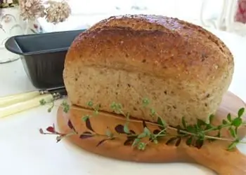 Bread on kefir in the oven