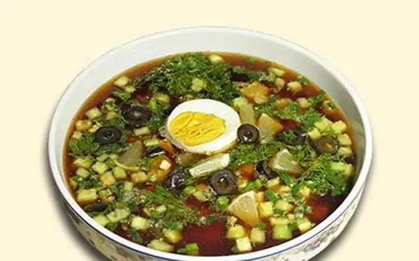 okroshka የምግብ አሰራር