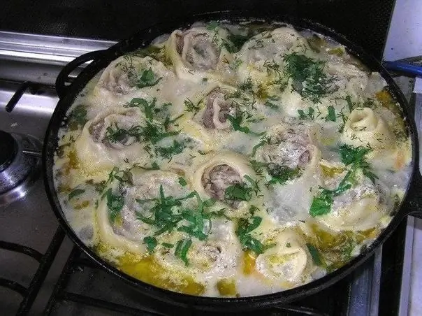 tamad na manti. recipe na may larawan hakbang-hakbang